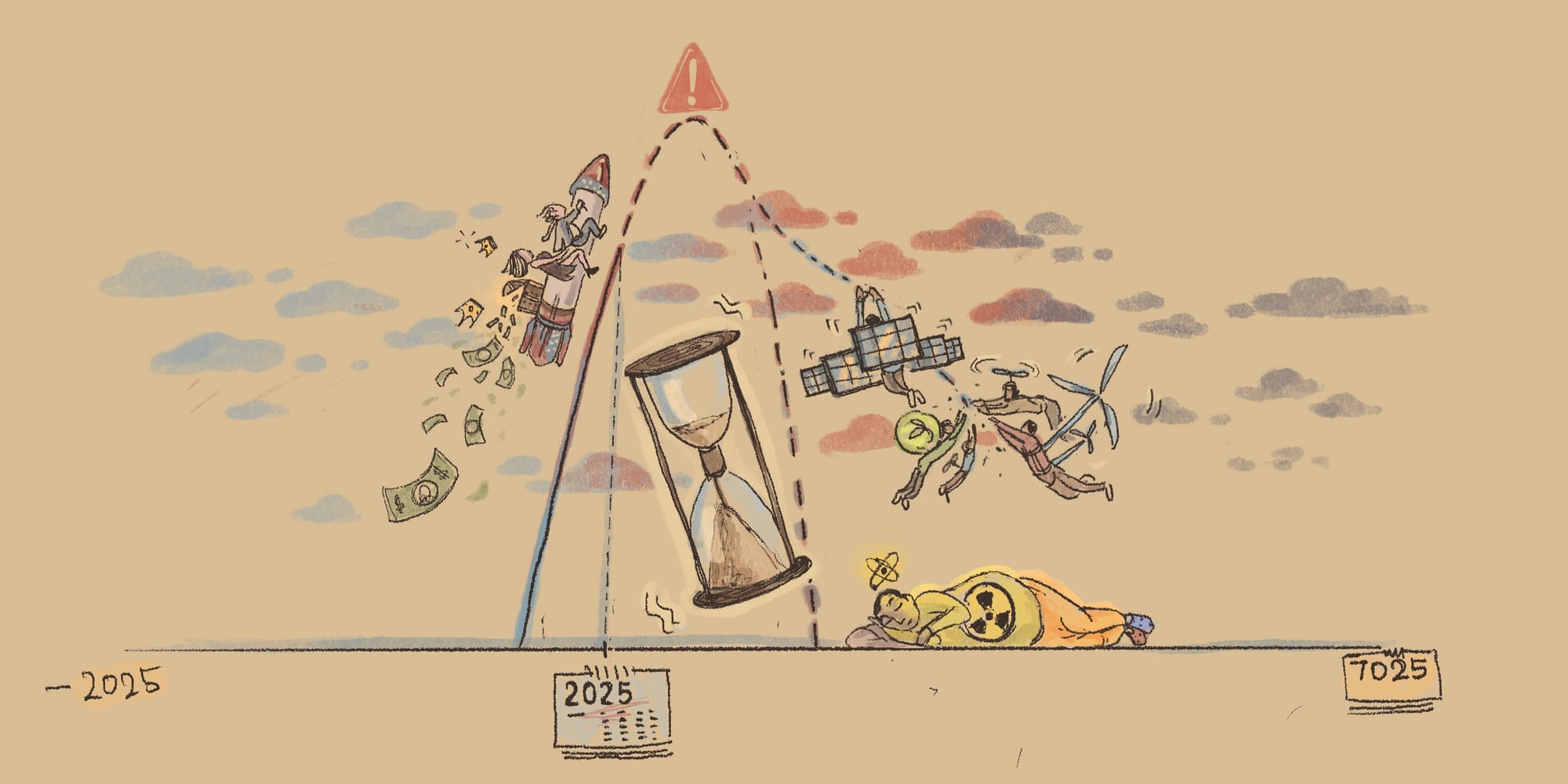 Insights from Hubbert's carbon pulse curve